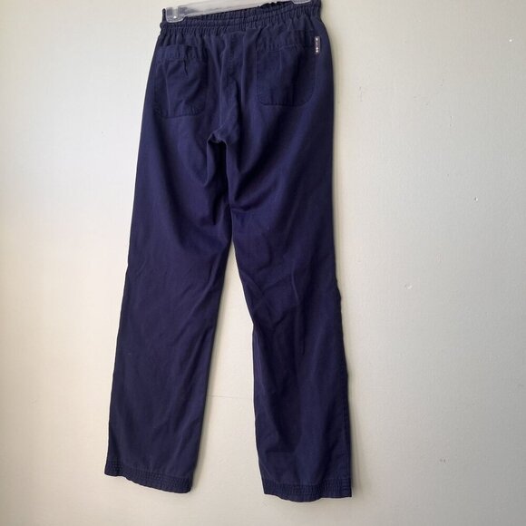 Koi Womens Navy Blue Elastic Waist Pants XS - Picture 2 of 4